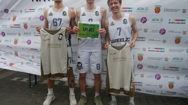 3×3 Turnier Niederkassel – Die Rhinos holen den ersten Titel
